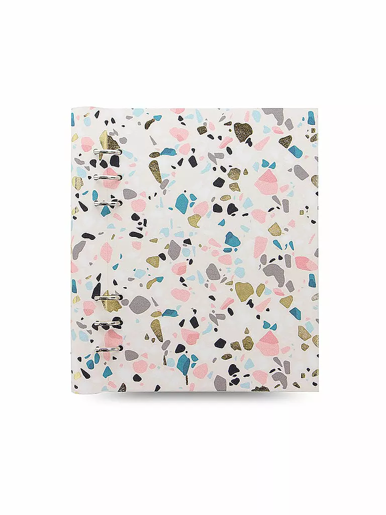 FILOFAX | Clipbook Architexture A5 Notebook Terrazzo | bunt