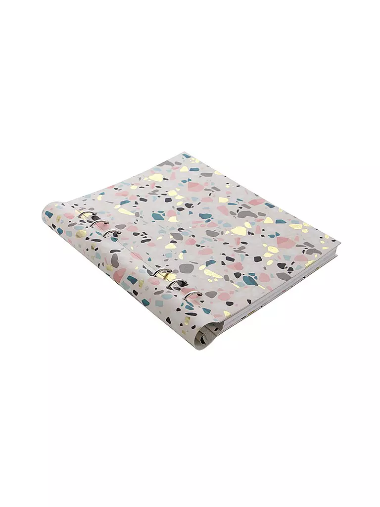 FILOFAX | Clipbook Architexture A5 Notebook Terrazzo | bunt