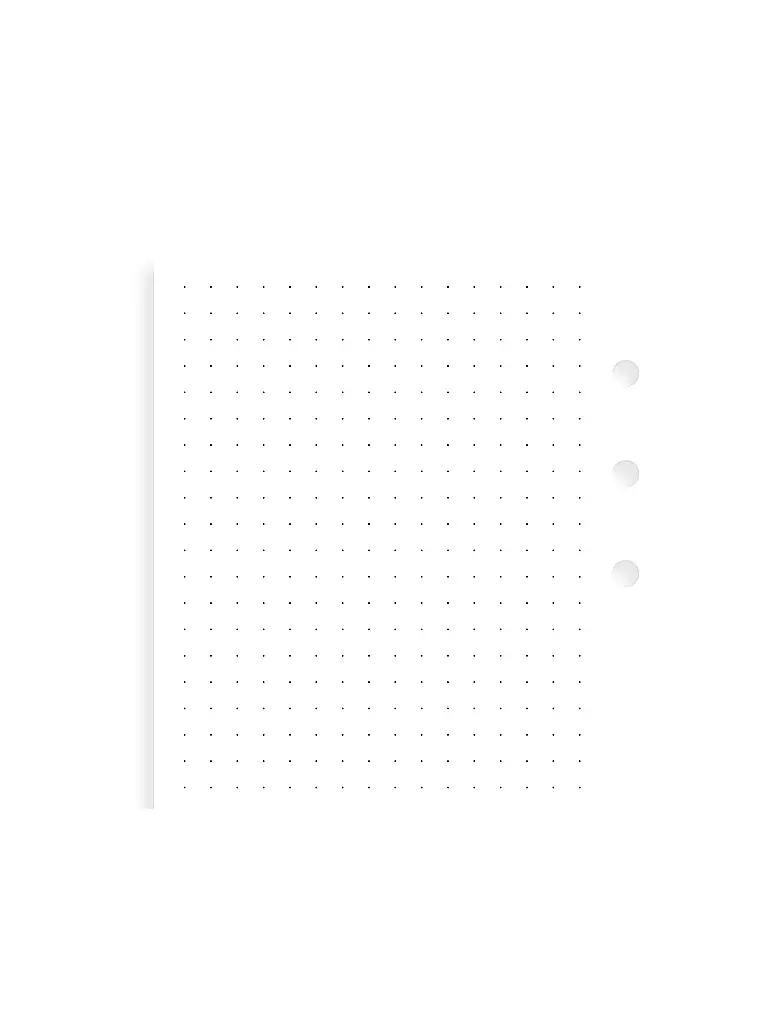 FILOFAX | Einlage Dotted Journal A5 Refill | weiss