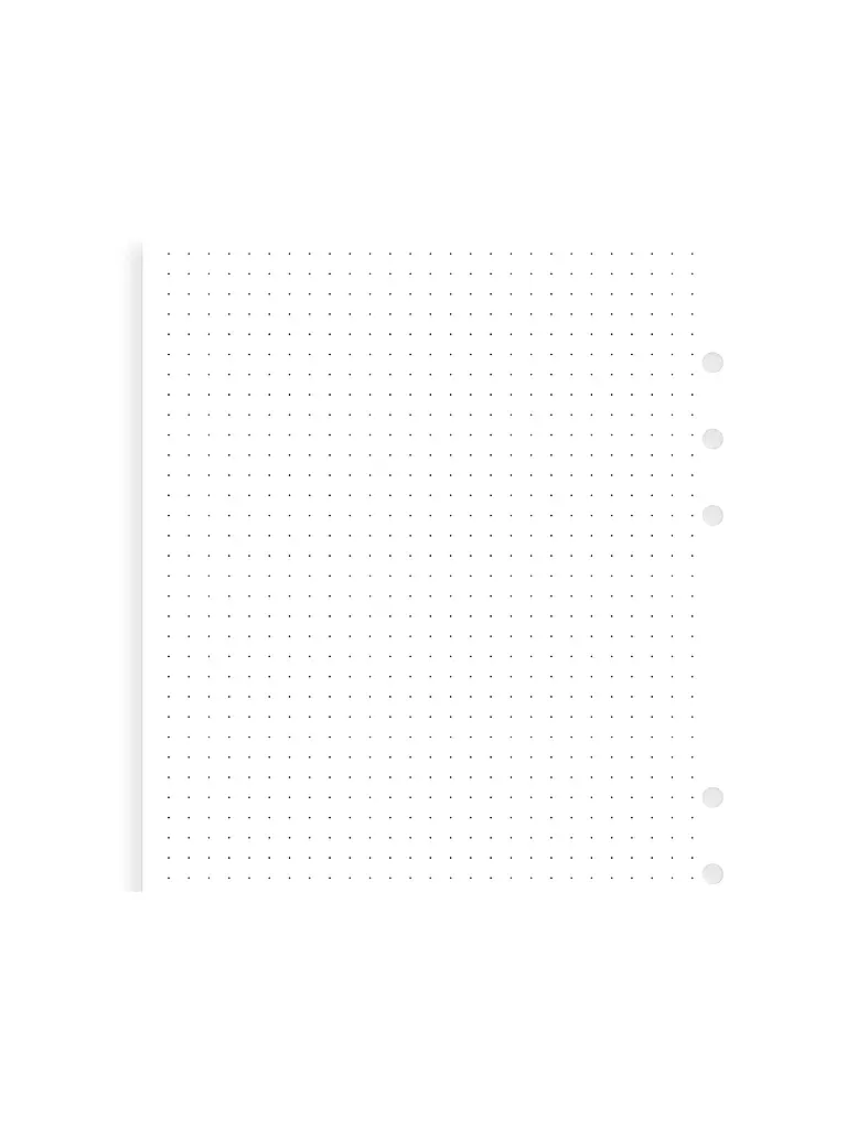 FILOFAX | Einlage Dotted Journal A5 Refill | Weiss