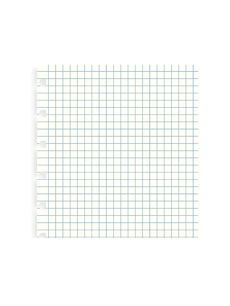 FILOFAX | Filofax Notebook A5 karierte Einlagen | weiss