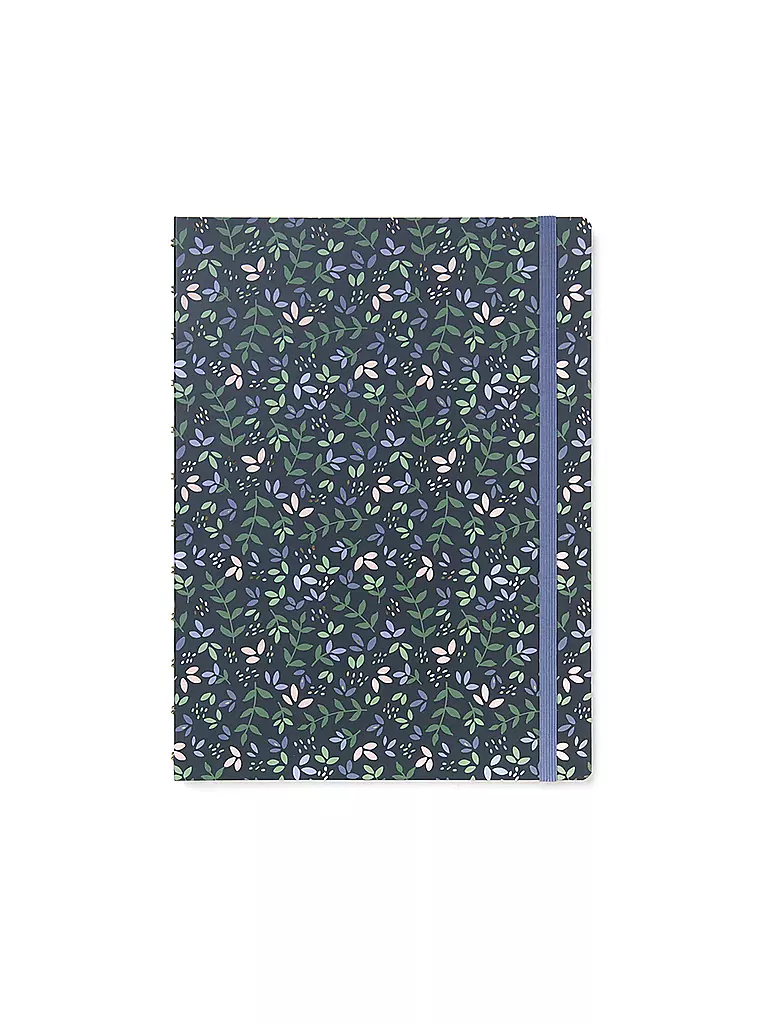 FILOFAX | Garden A4 nachfüllbares Notizbuch Dusk | schwarz