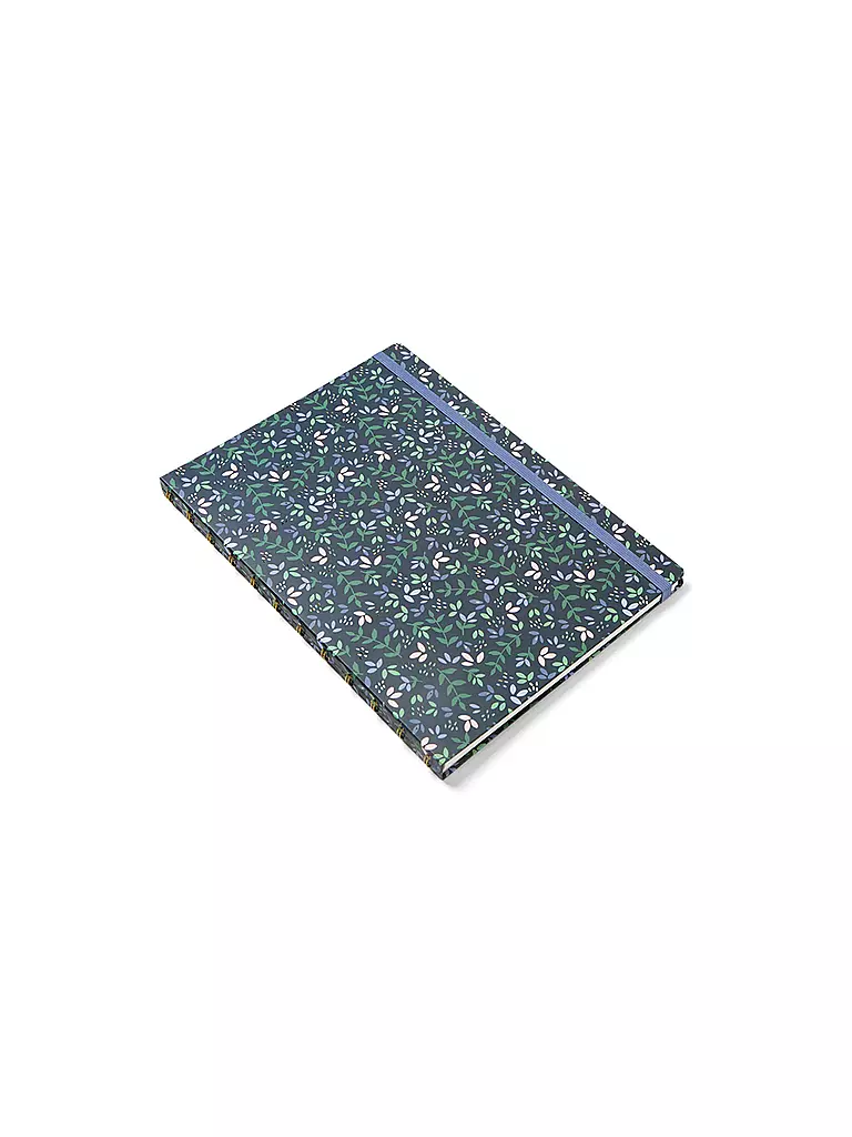 FILOFAX | Garden A4 nachfüllbares Notizbuch Dusk | schwarz