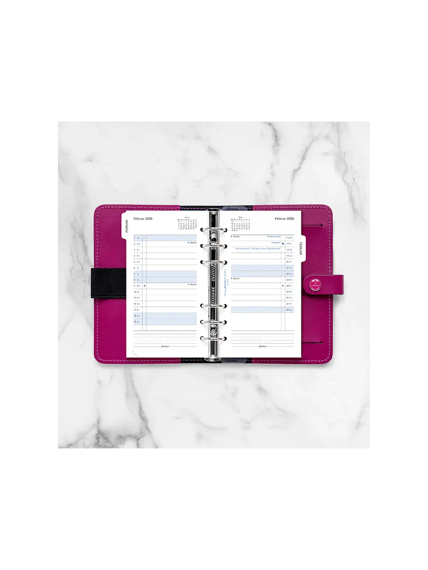 FILOFAX | Kalendereinlage Monat Deutsch Personal 2026 | weiss