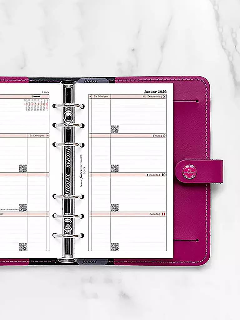 FILOFAX | Kalendereinlage Woche Deutsch Personal 2026 | weiss