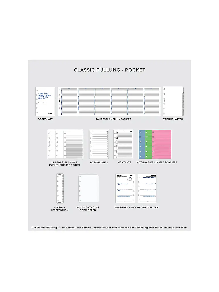 FILOFAX | Metropol Pocket Organiser Schwarz | 