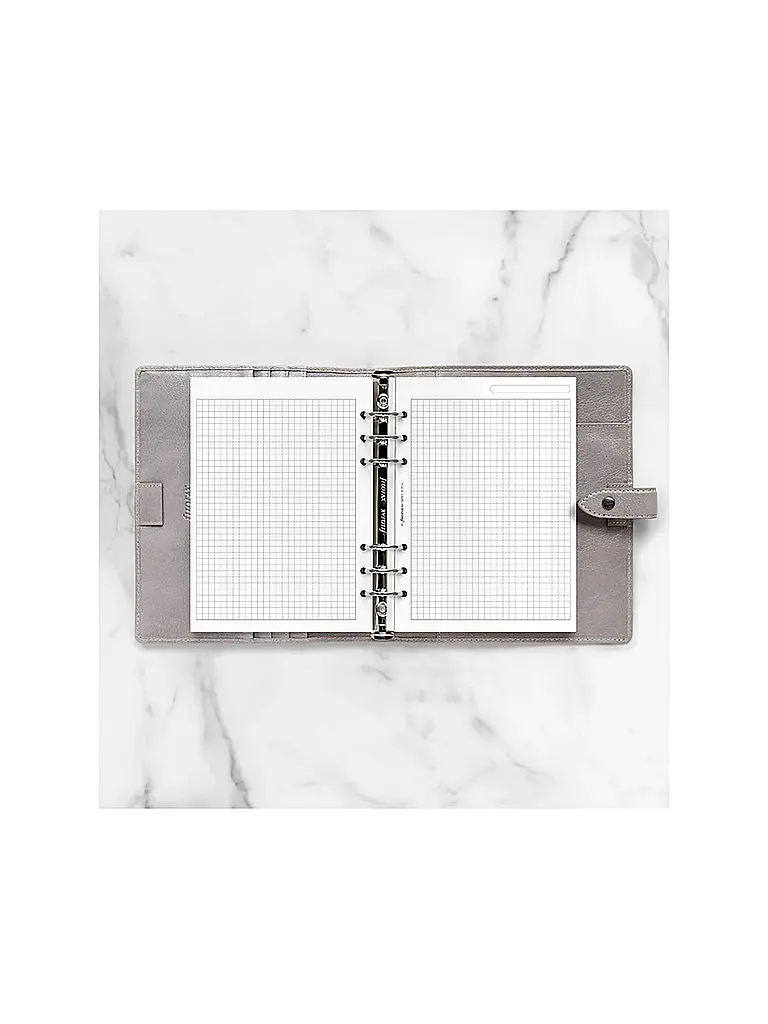 FILOFAX | Notizpapier weiß kariert - A5 | weiss