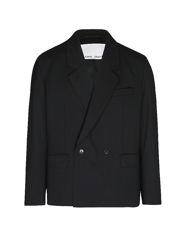 FINAL DRAFT Sakko 100 schwarz | XL
