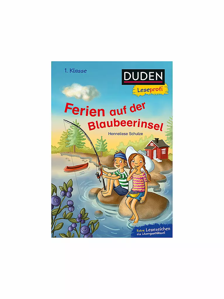 FISCHER SCHATZINSEL VERLAG | Buch - Duden Leseprofi - Ferien auf der Blaubeerinsel, 1. Klasse | keine Farbe