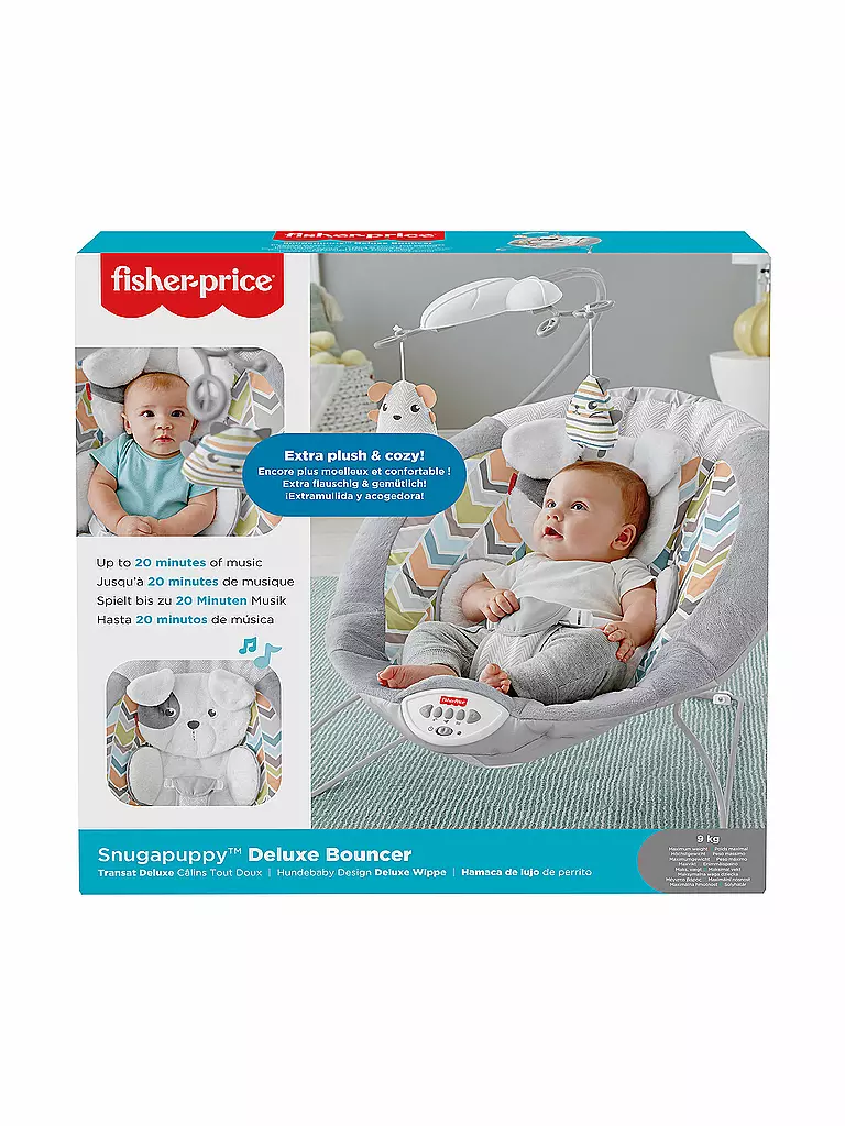 FISHER PRICE | Deluxe Wippe im Hundebaby Design | keine Farbe