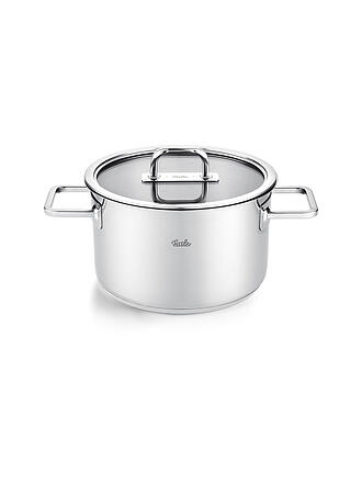 FISSLER | Kochtopf mit Glasdeckel VISEO PRO 20cm/3,6l Edelstahl
