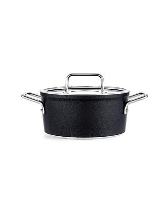 FISSLER | Kochtopf mit Gasdeckel ADAM0ANT 20cm/2,7l Anihaft/Schwarz 