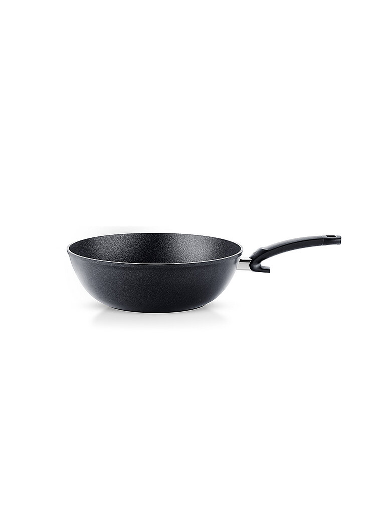 FISSLER Wok-Pfanne 30cm/5,2l ADAMANT Antihaft/Schwarz schwarz