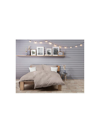 FLEURESSE | Musselin Bettwäsche CAPRI 70x90cm/140x200cm Beige