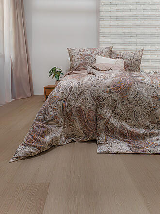FLEURESSE | Satin Bettwäsche 70x90cm/140x220cm STOCKHOLM Taupe