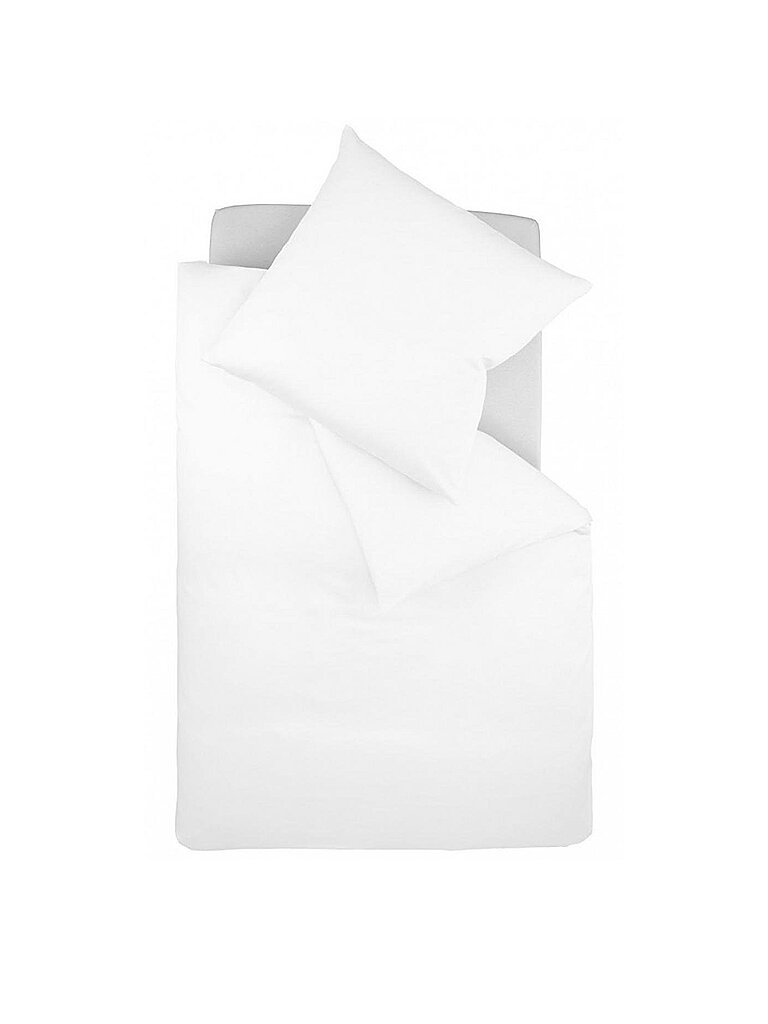 FLEURESSE Ropa de cama de satén Royal 70x90cm/140x220cm blanco
