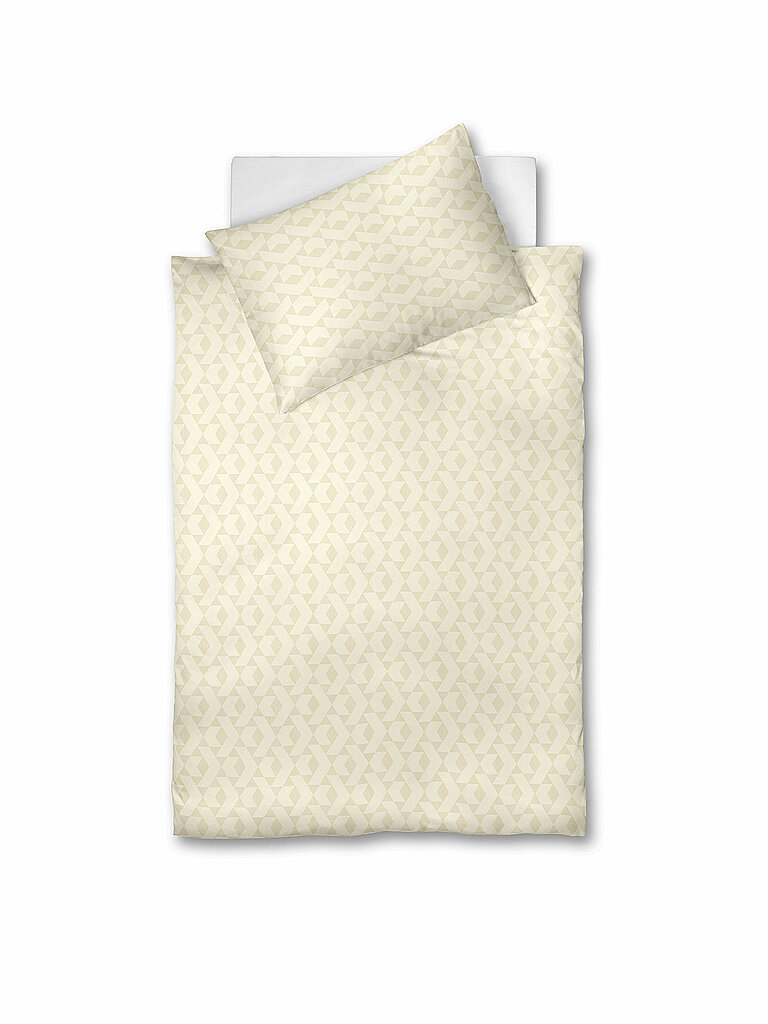 FLEURESSE Ropa de cama de damasco Opal 70x90cm / 140x200cm (Crema) crema