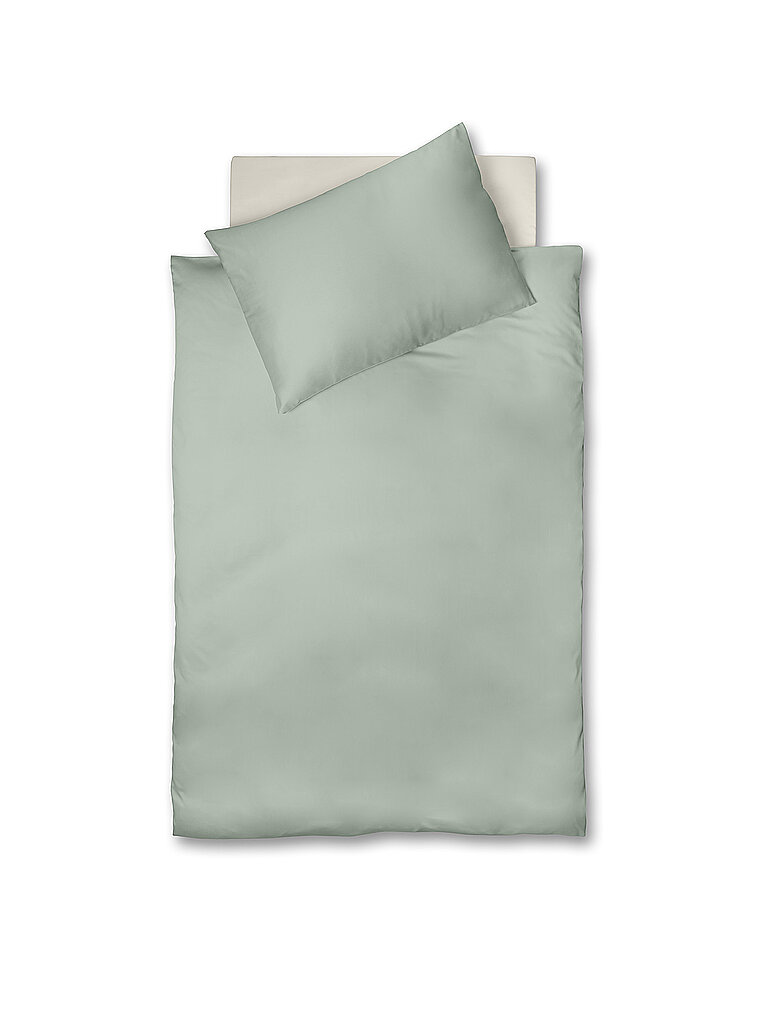 FLEURESSE Ropa de cama de satén Royal 70x90cm / 140x200cm Oliva oliva