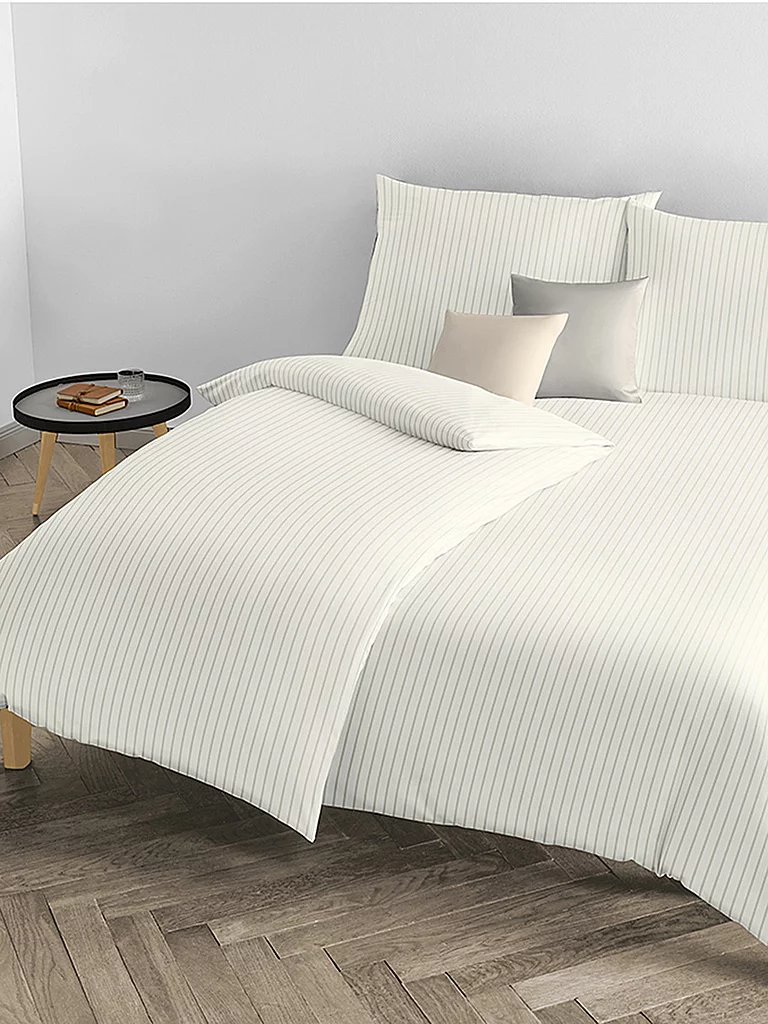 FLEURESSE Ropa de cama de damasco Melk 2x 70x90cm / 200x200cm Crema crema
