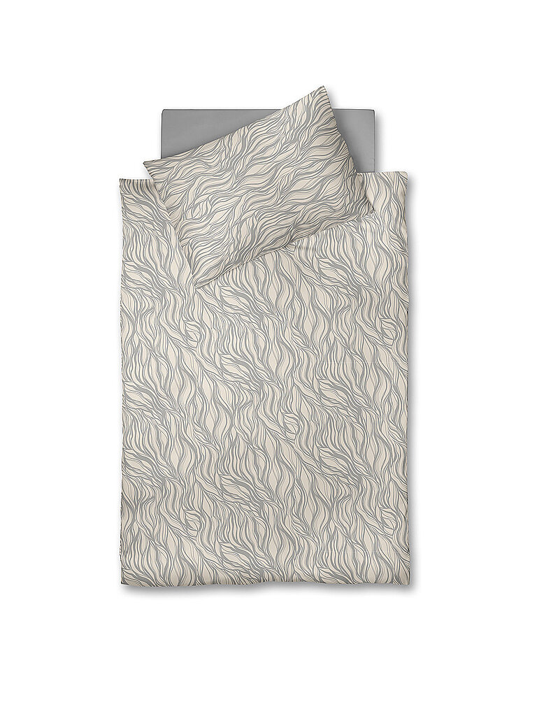 FLEURESSE Parure de lit Tencel DREAM DELUXE 70x90cm / 140x200cm Soft Dream gris clair