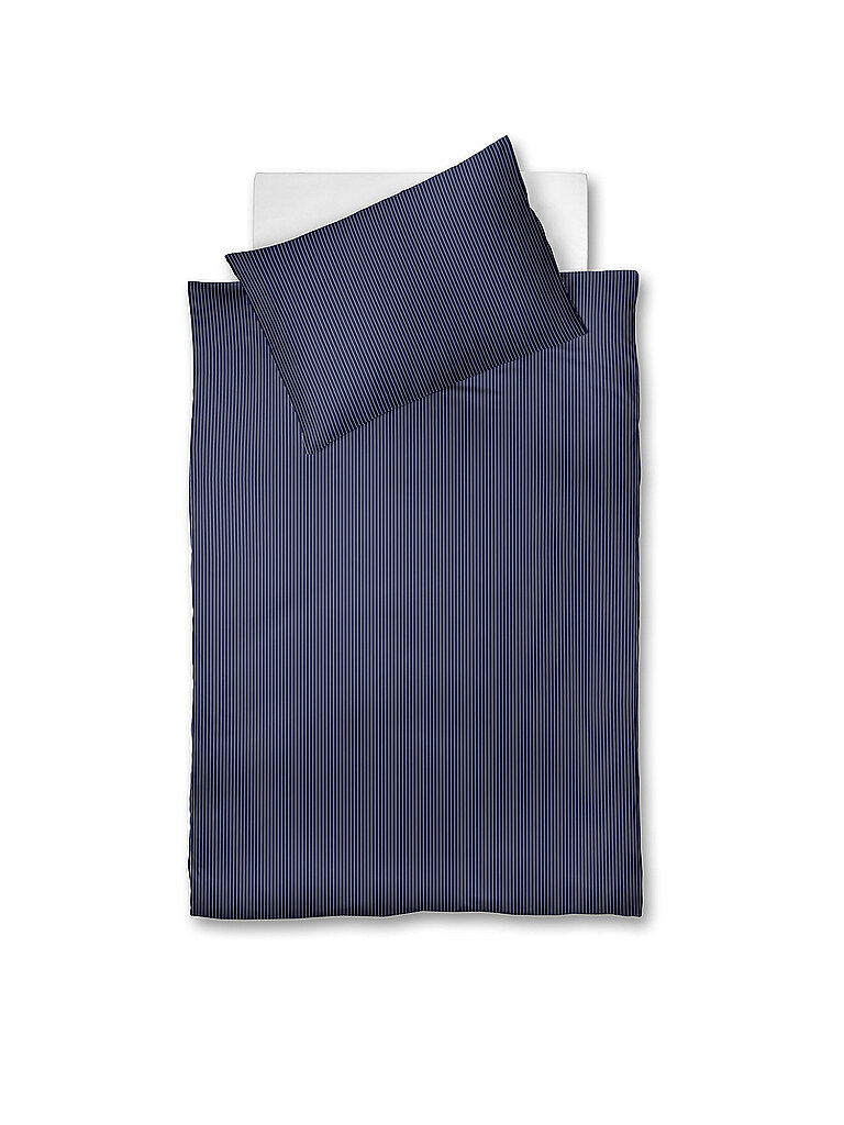 FLEURESSE Ropa de cama Seersucker RIO 70x90cm / 140x200cm Marino azul oscuro