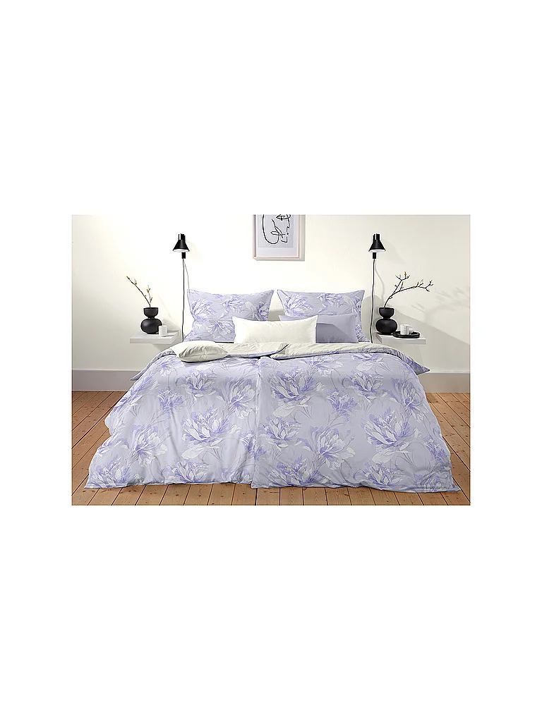 FLEURESSE Satin Bettwäsche BED ART WENDE 70x90cm/140x200cm violet