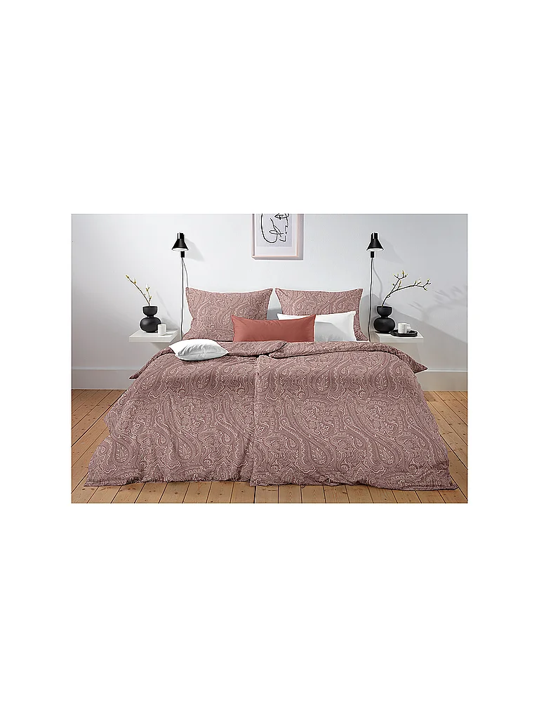 FLEURESSE Ropa de cama de franela LECH 70x90cm/140x200cm Rojo vino baya