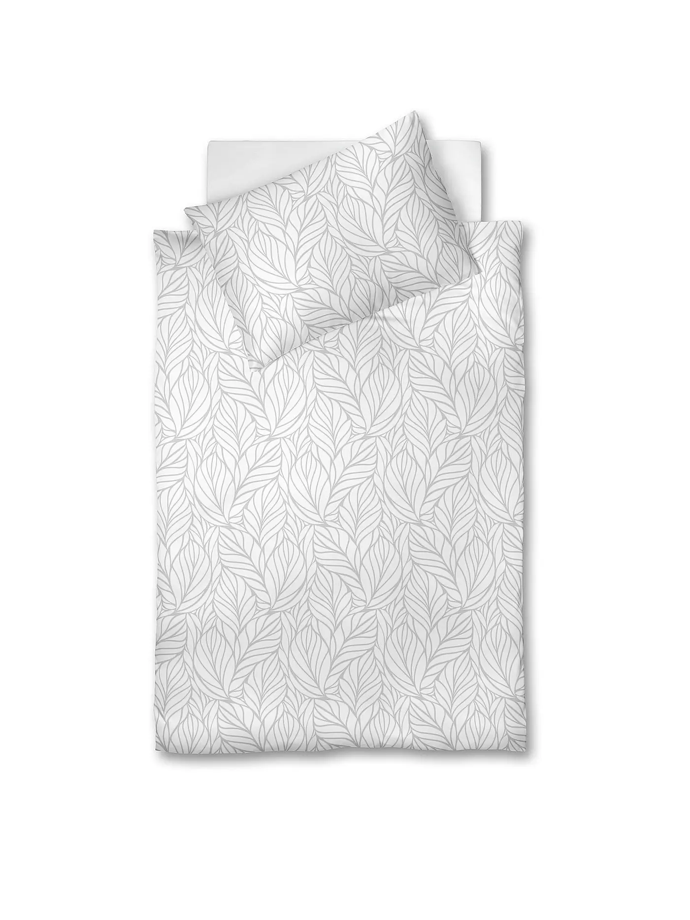 FLEURESSE | Damast Bettwäsche OPAL 70x90cm/140x200cm Creme | weiss