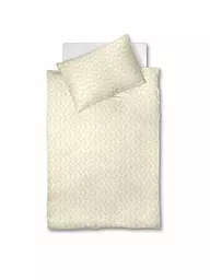 FLEURESSE | Damast-Bettwäsche "Opal" 70x90cm / 140x200cm (Creme) | creme