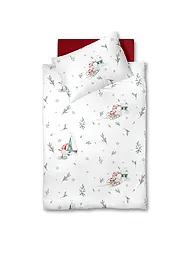 FLEURESSE | Flanell Bettwäsche 70x90cm/140x200cm ASPEN Snow White | Creme