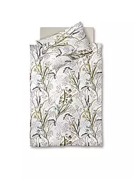 FLEURESSE | Flanell Bettwäsche VELVET 70x90cm/140x200cm Kl Blümchen | Weiss