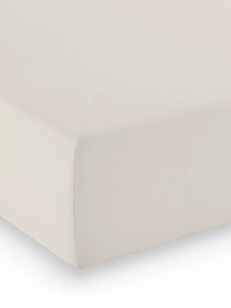 FLEURESSE | Jersey Spannleintuch "Vegan" 100x200cm (Beige) | beige