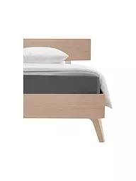 FLEURESSE | Jerseyspannleintuch 180x200cm (Weiss) | grau