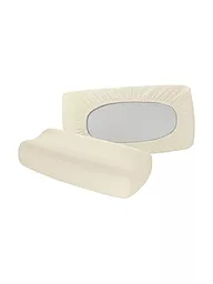 FLEURESSE | Jersey-Kissenbezug "Vital Comfort" 40x60cm (Silber) | beige