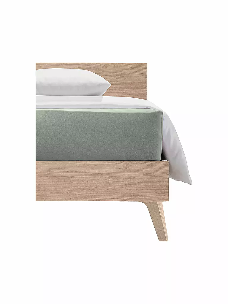 FLEURESSE | Jerseyspannleintuch Elasto Comfort XL Boxspringbett 160x200 Salbei | olive