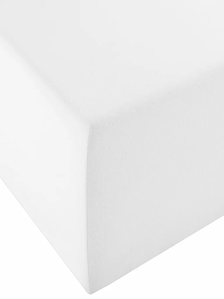 FLEURESSE | Jerseyspannleintuch Elasto Comfort XL Boxspringbett 160x200cm (Weiss) | weiss