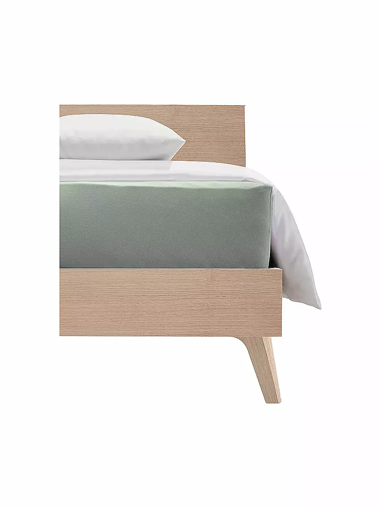 FLEURESSE | Jerseyspannleintuch Elasto Comfort XL Boxspringbett 200x200 Salbei | olive