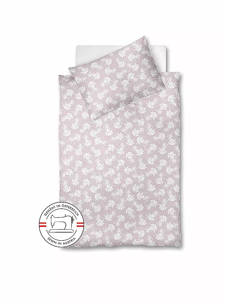 FLEURESSE | Leinen Bettwäsche Nizza 70x90cm / 140x200cm Hell Rose | rosa