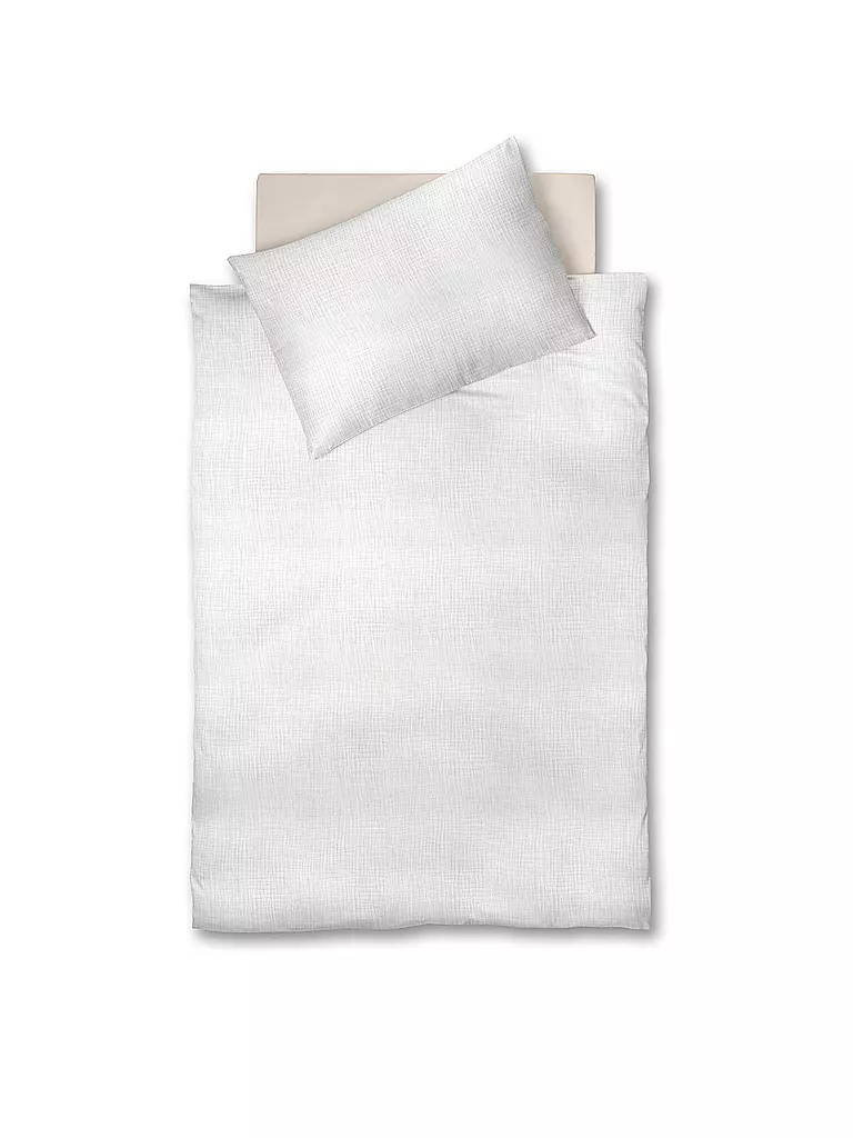FLEURESSE | Musselin Bettwäsche CAPRI 70x90cm/140x200cm  | weiss