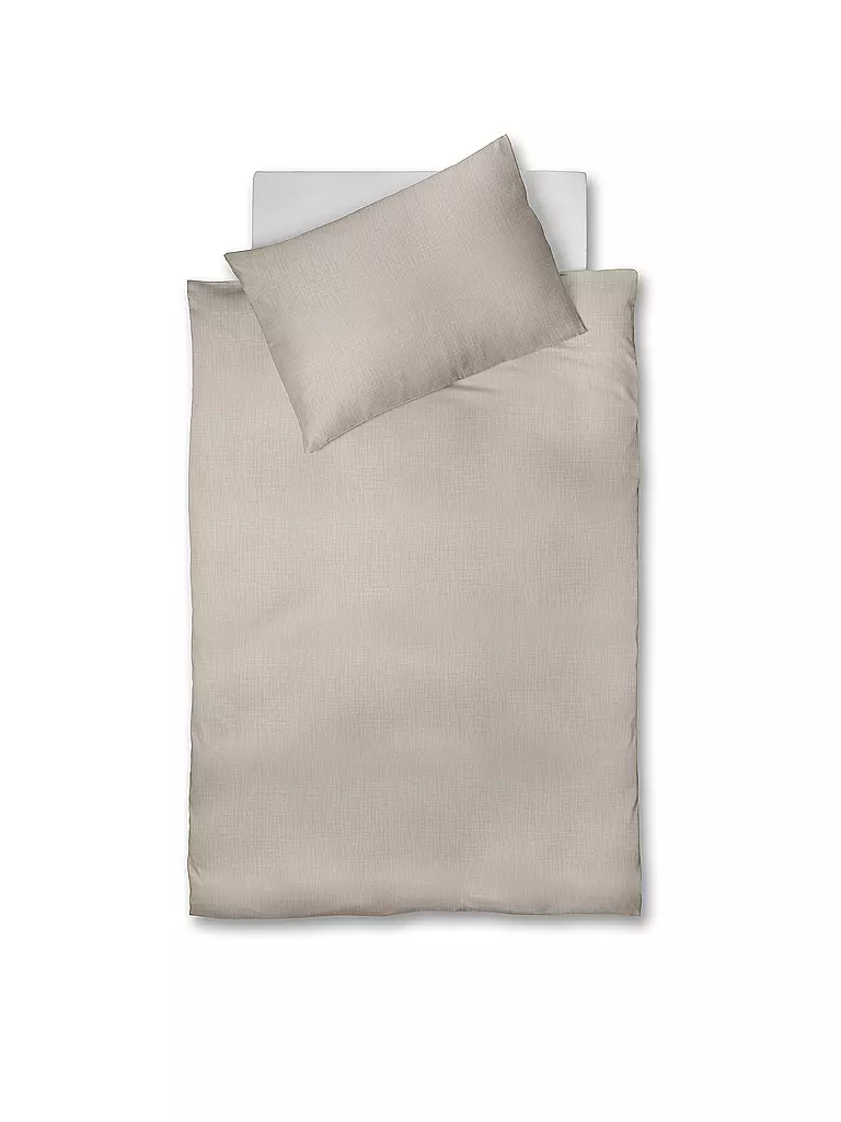 FLEURESSE | Musselin Bettwäsche CAPRI 70x90cm/140x200cm Beige | beige