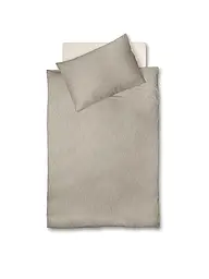 FLEURESSE | Satin Bettwäsche 70x90cm/140x200cm MODERN LIFE B Sand | camel