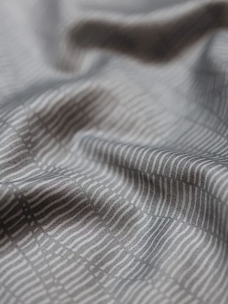 FLEURESSE | Satin Bettwäsche 70x90cm/140x220cm MODERN LIFE B Stone | grau