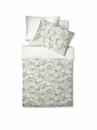 FLEURESSE | Satin Bettwäsche BED ART 70x90cm/140x200cm Honeydew | hellgrün