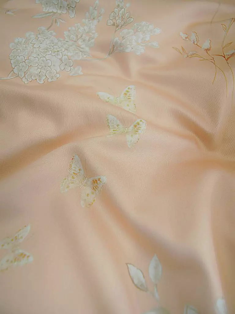 FLEURESSE | Satin Bettwäsche BED ART 70x90cm/140x200cm Peach | orange