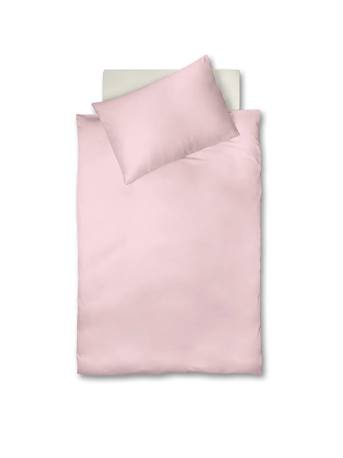 FLEURESSE | Satin Bettwäsche ROYAL UNI 70x90cm / 140x200cm Rosa | rosa