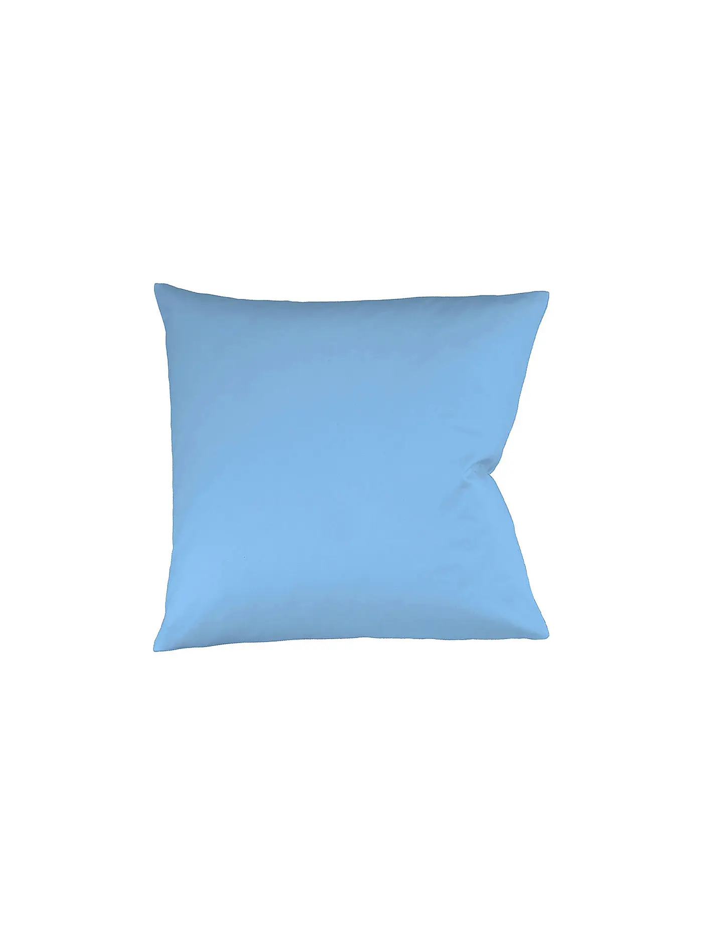 FLEURESSE | Satin Kissenbezug Royal Uni 2er 40x40cm Koralle | hellblau