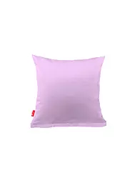 FLEURESSE | Satin Kissenbezug Royal Uni 2x 40x40cm Sand | lila