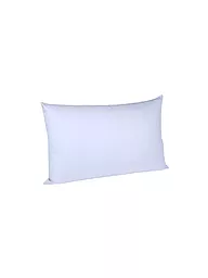 FLEURESSE | Satin-Kissenbezug "Royal Uni" 2-er 40x60cm (Silber) | hellblau