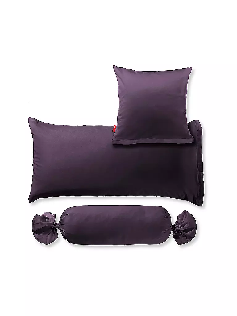 FLEURESSE | Satin Kissenbezug Royal Uni 2x 40x60cm Lavendel | lila
