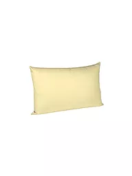 FLEURESSE | Satin-Kissenbezug "Royal Uni" 2-er 40x60cm (Silber) | gelb